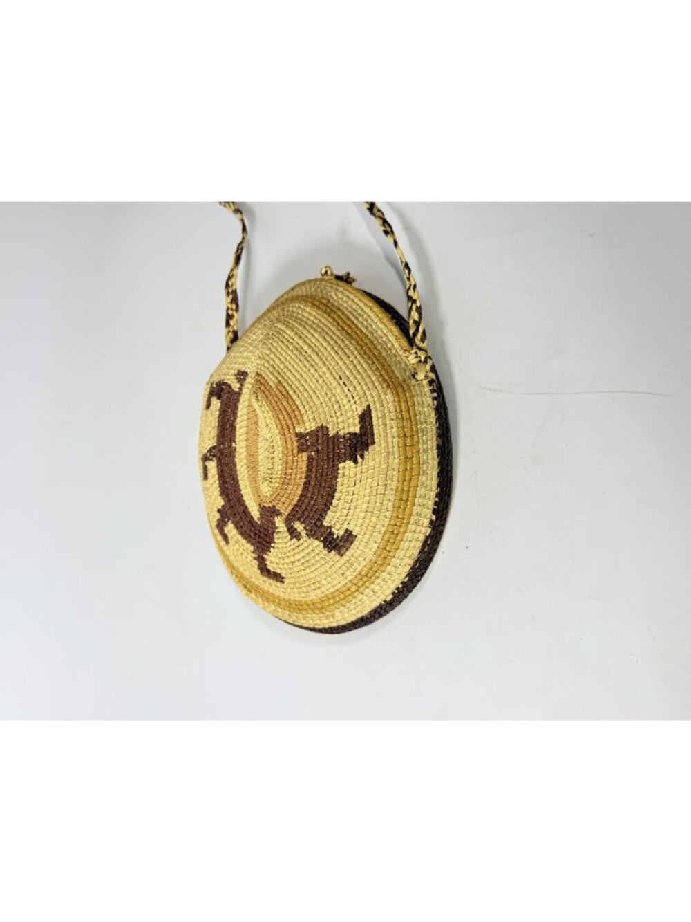Tribal Medicine Pouch Purse Turtle Wounaan Embera Panama Folk Art Vintage Handma - Picture 8 of 16